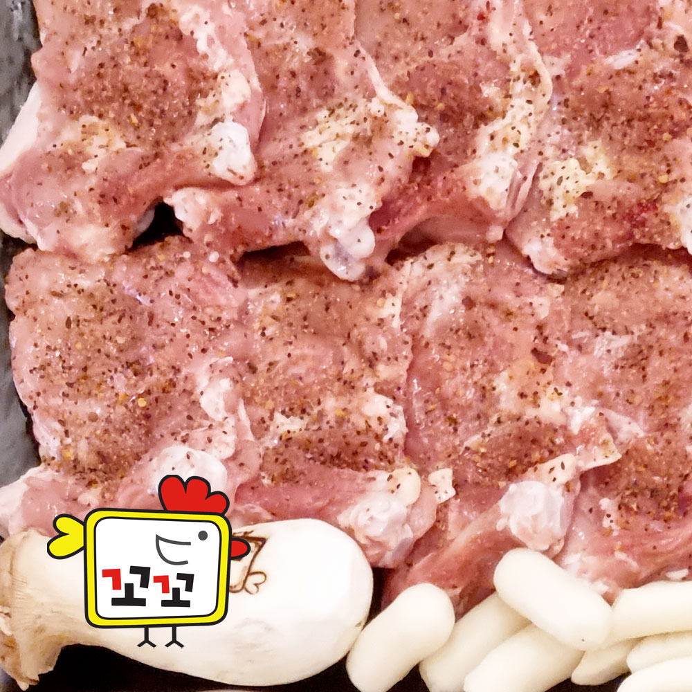 19년전통 남이섬꼬꼬 소금구이 숯불 닭갈비 800g - 상세 이미지 3