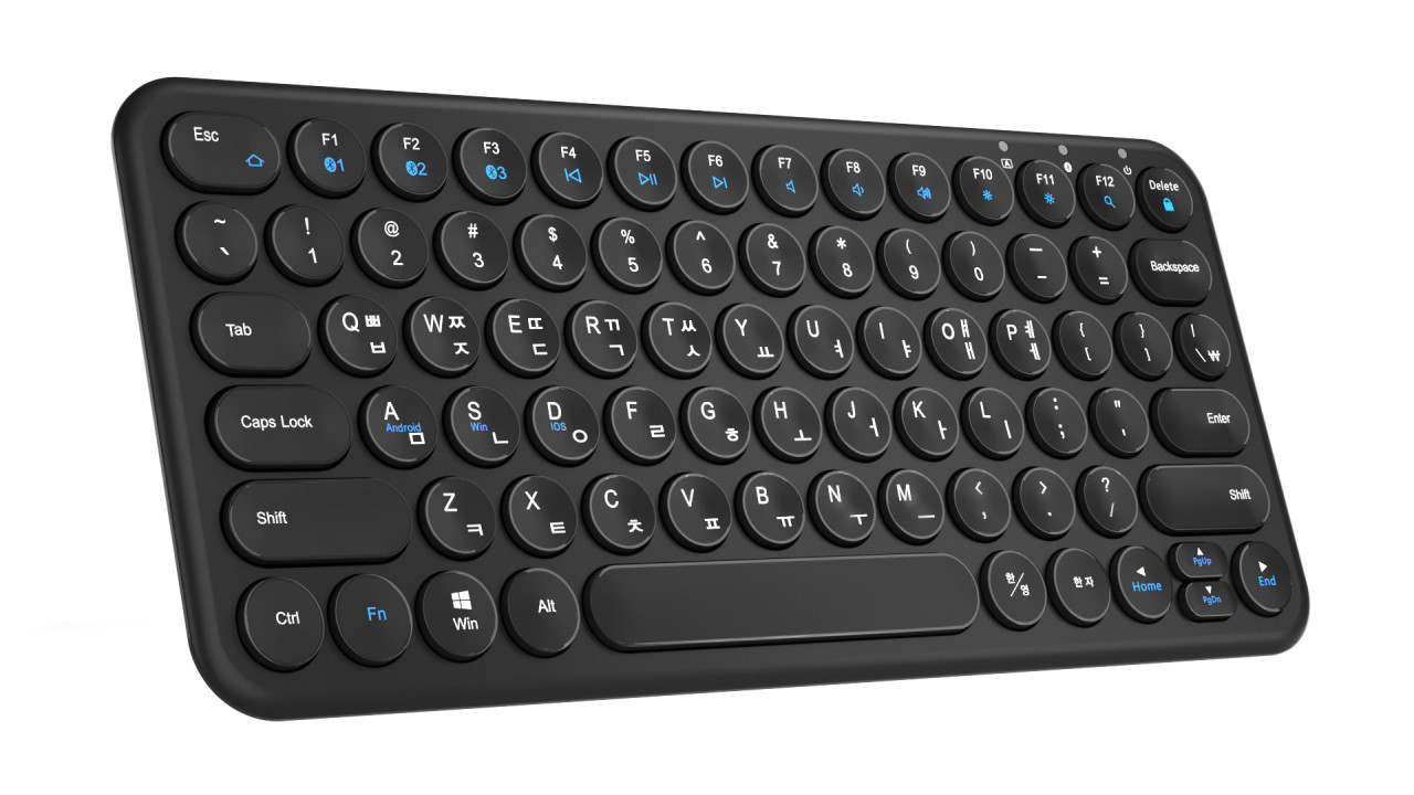 아이노트 아이패드 애플 태블릿 맥북 휴대용 X-KEY 38BT 맥용 노트북 레트로 - 상세 이미지 2