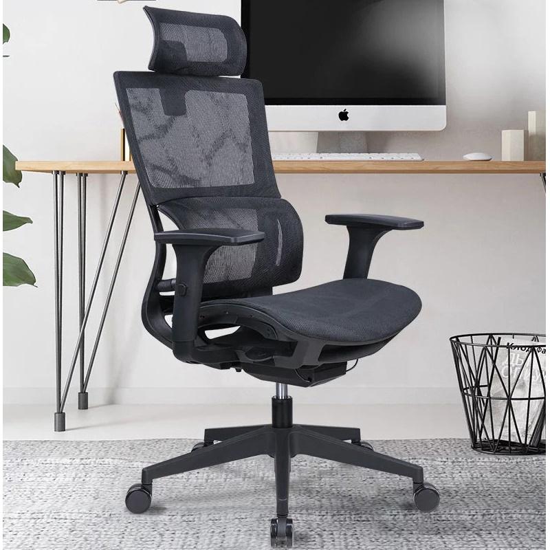 블랙 목받침 게임방 여캠 비제이 풀메쉬 컴터 게이머의자 중고등학생 의자 레이싱의자 - 상품 이미지