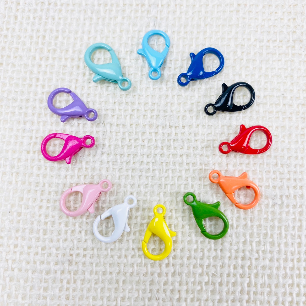 금속) 뉴 컬러 미니 랍스터 붕어고리 10개 (12mm,14mm) - 상품 이미지