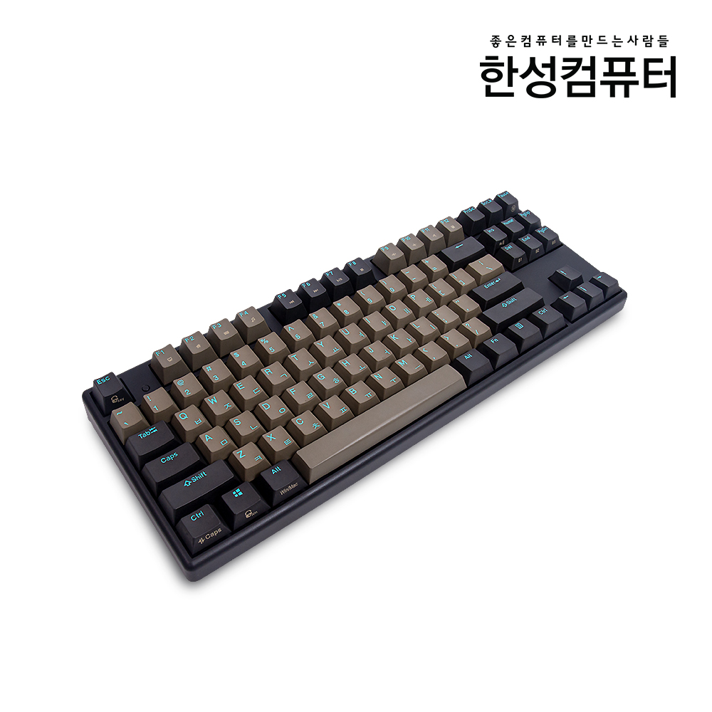 GK993B SKY 블루투스 기계식키보드 한글 (멀티페어링/체리스위치/PBT 이중사출키캡/블루투스5.0) : 한성컴퓨터