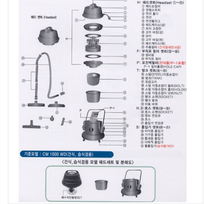 공업용진공청소기 공장 현장 습식 흡입력좋은업소용청소기  - 상세 이미지 2