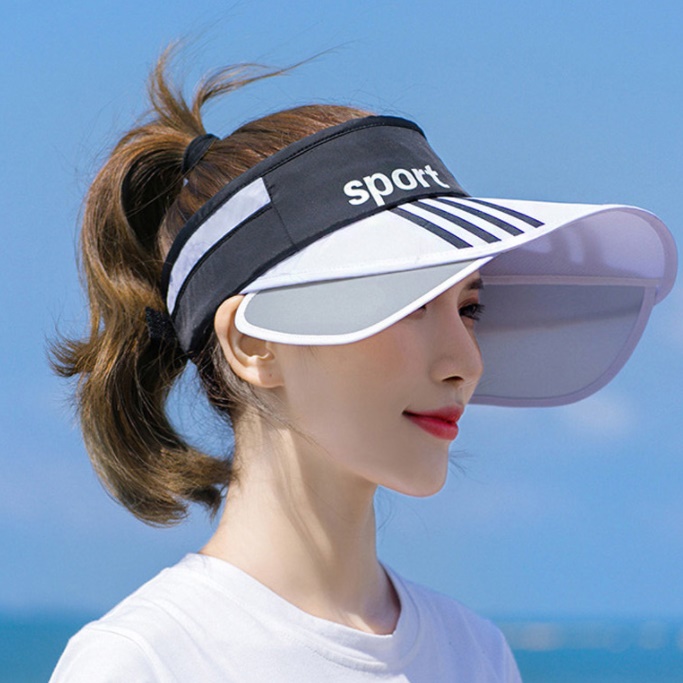 캐디모자 성인 물놀이 모자 명품 썬캡 조깅모자 창큰 차광 해수욕장 텃 밭 햇빛가림 작업용 - 상세 이미지 2