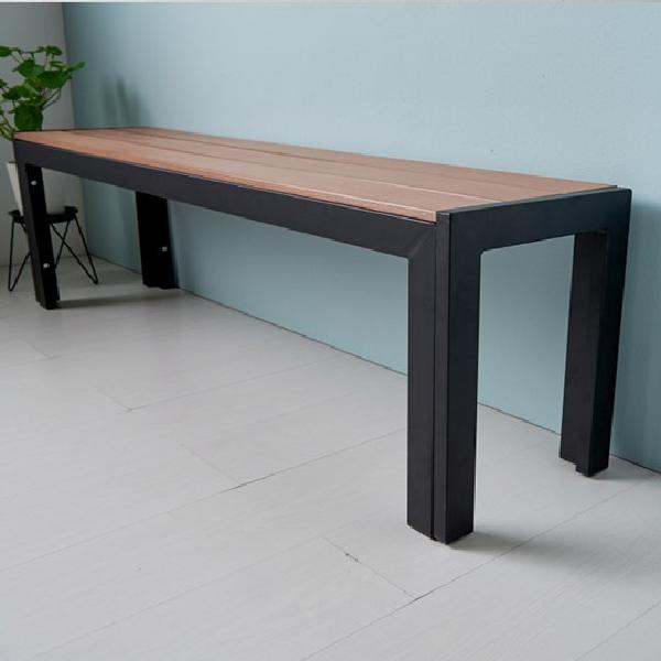 정원용 야외 나무 벤치 야외용 원목 의자 전원주택 조경 공원용 화단 옥외용 가든 평 장