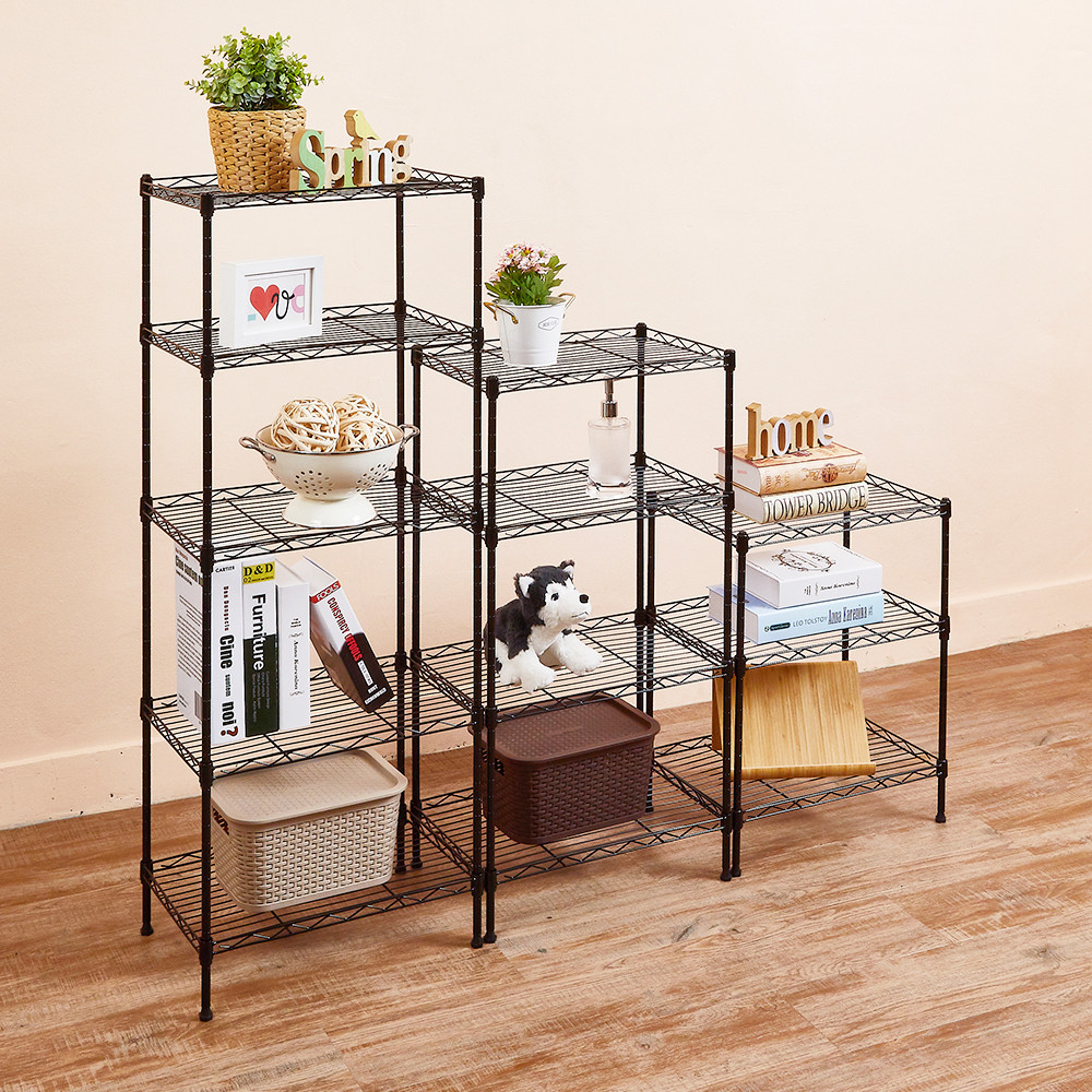 할메이드 주방 베란다 펜트리 메탈 수납 정리 앵글 조립식 무볼트 철제선반 450 3단