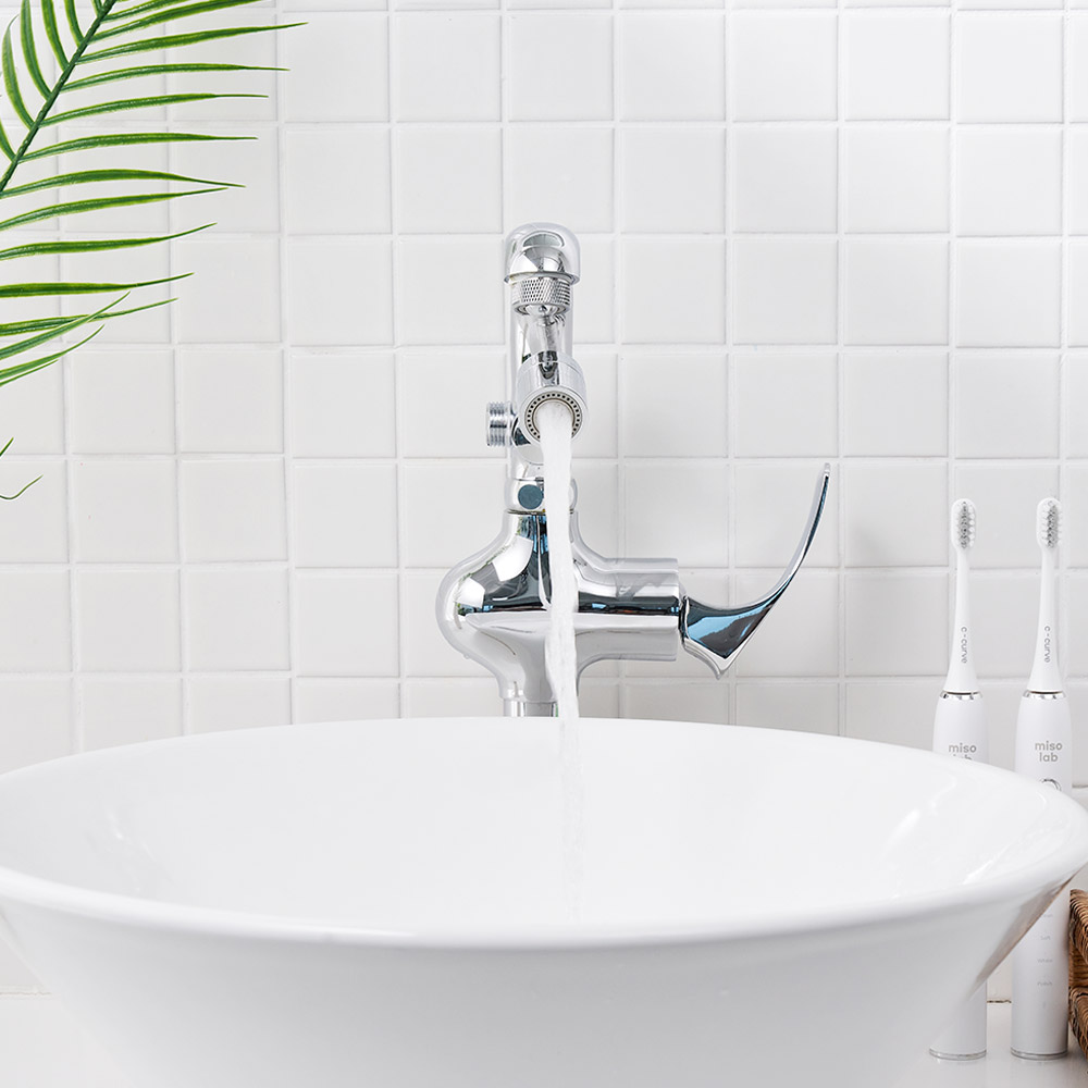 [단독] 세면대 워터탭 아기 비데 회전 수전 신생아 스윙글1개+필터3세트