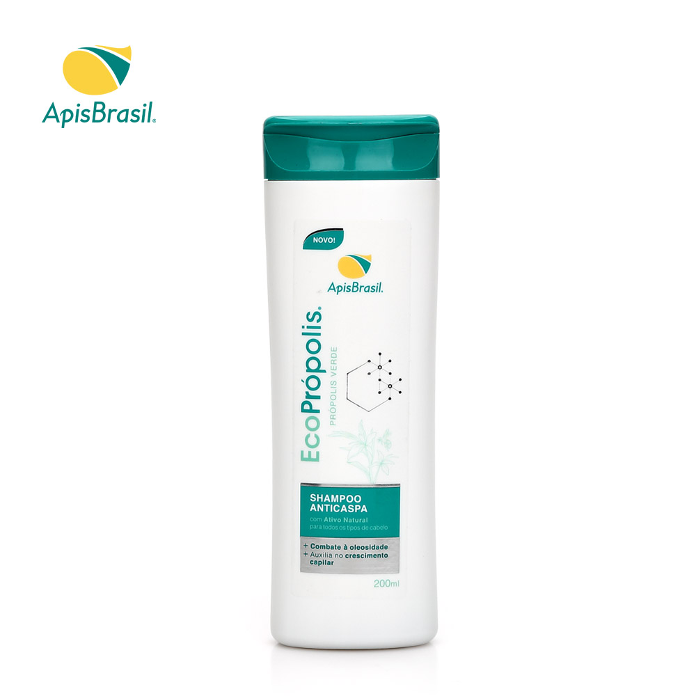 아피스브라질 그린 프로폴리스 샴푸, 두피케어 약산성 각질 비듬 200ml, 1개 - 상품 이미지