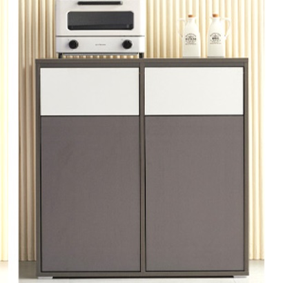 대용량 업소용 재활용 분리수거함 원목 디자인 편의점 쓰레기통