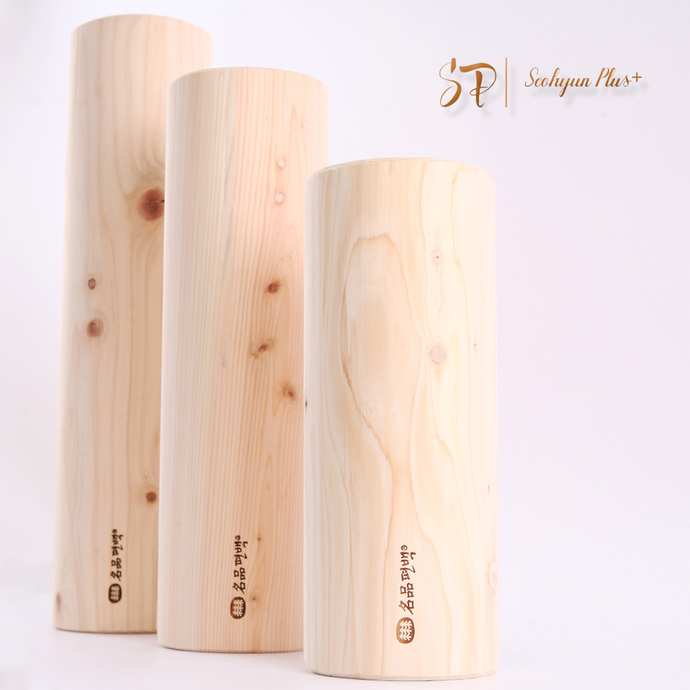 편백나무 베개 목침 경침 허리 일자목 거북목 베개 경추베개 중30cm