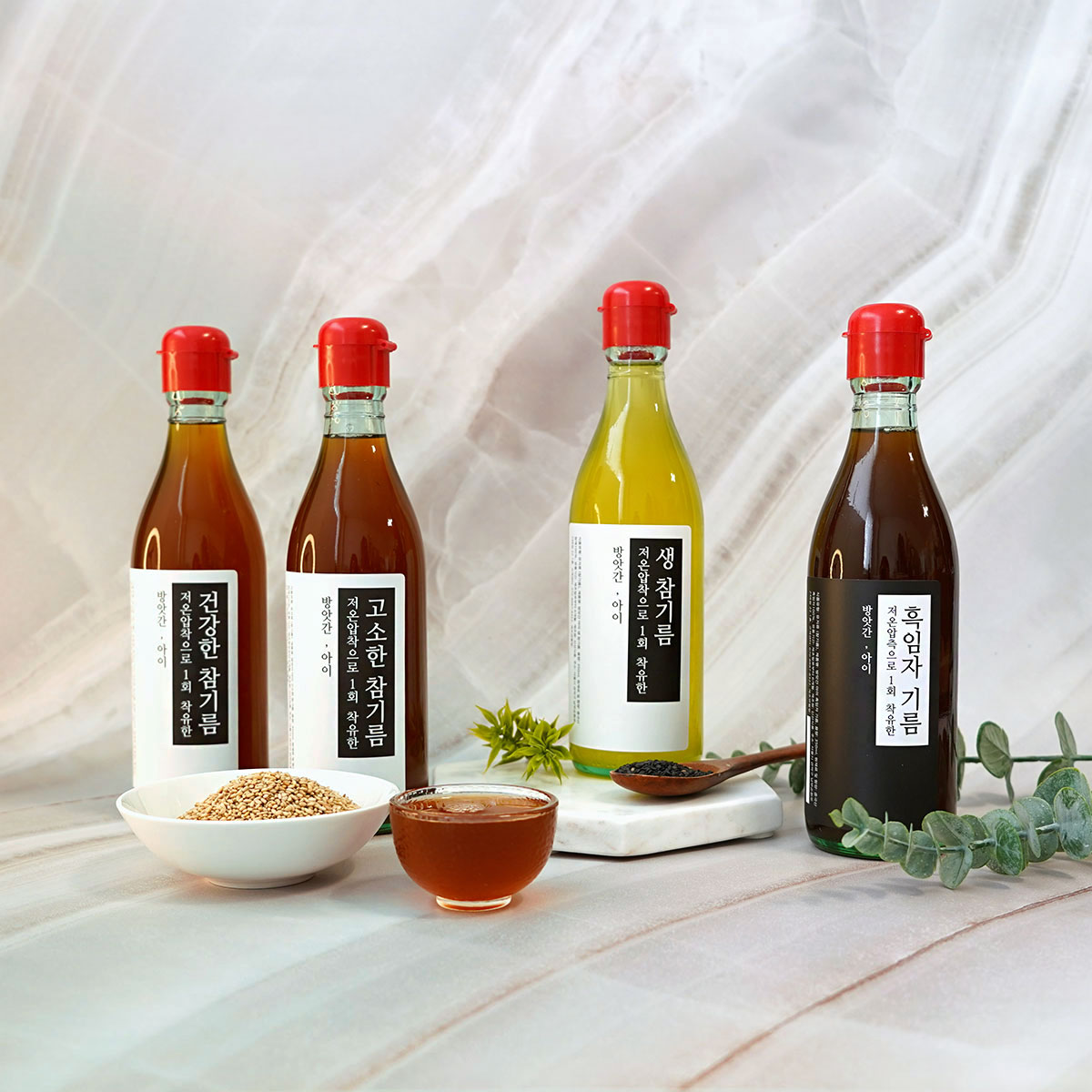 통참깨 100%로 짠 진한참기름 1.75L 방앗간아이 고소한 업소용참기름 벌크 대용량 - 상세 이미지 3