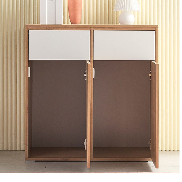 대용량 업소용 재활용 분리수거함 원목 디자인 편의점 쓰레기통