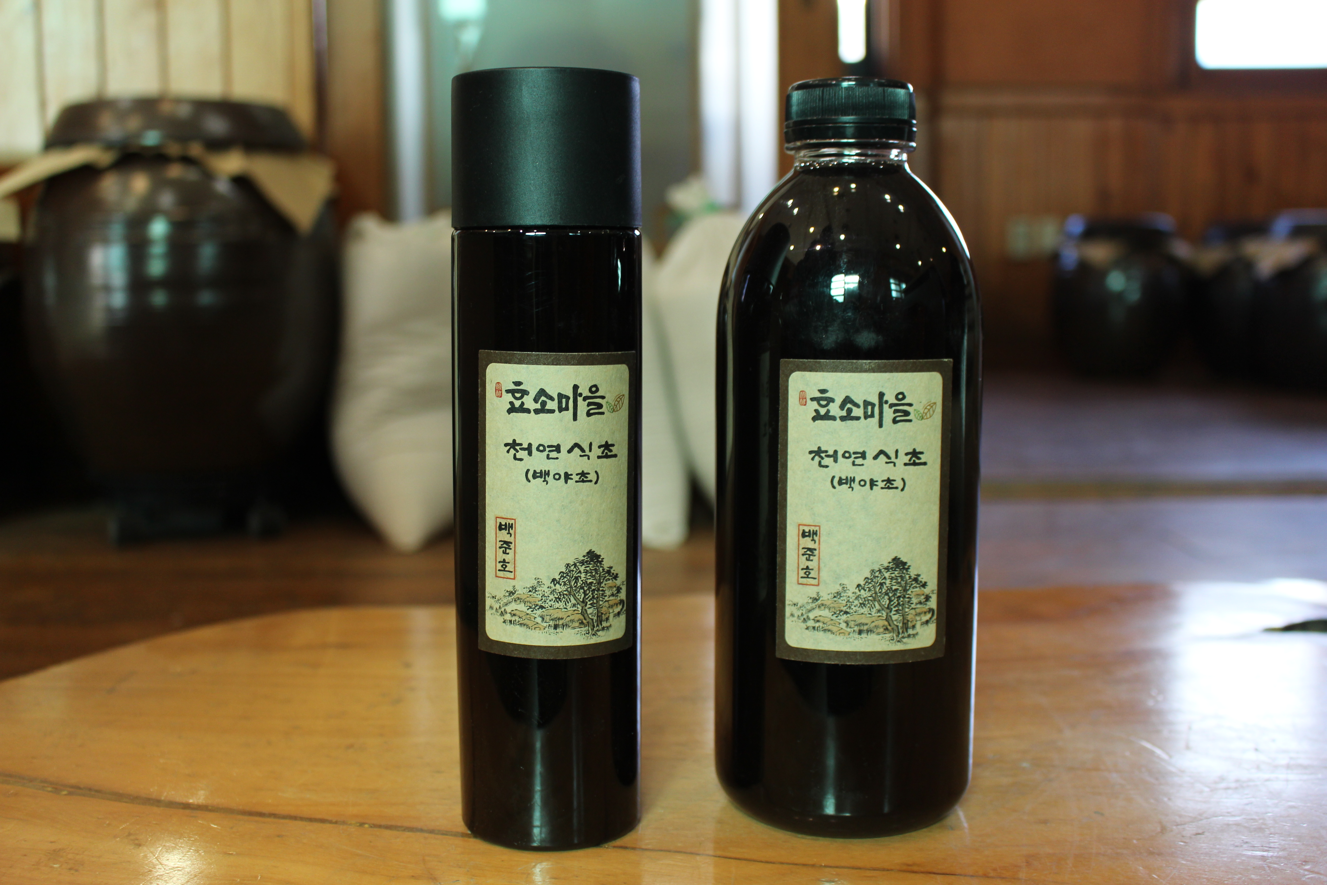 백준호 효소마을 10년숙성 천연 식초 백야초 500ml 1L - 상세 이미지 4
