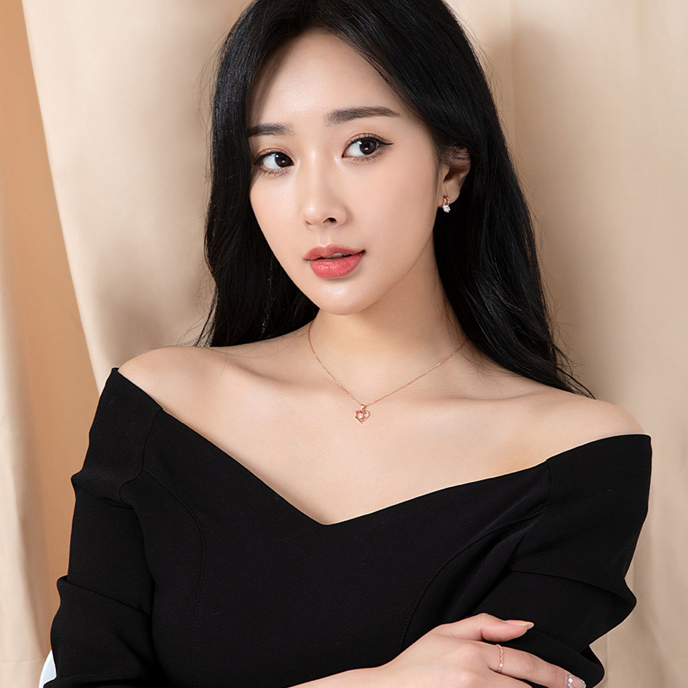 14K 18K 달리아 1부 다이아 목걸이 다이아몬드 선물 이미지 7