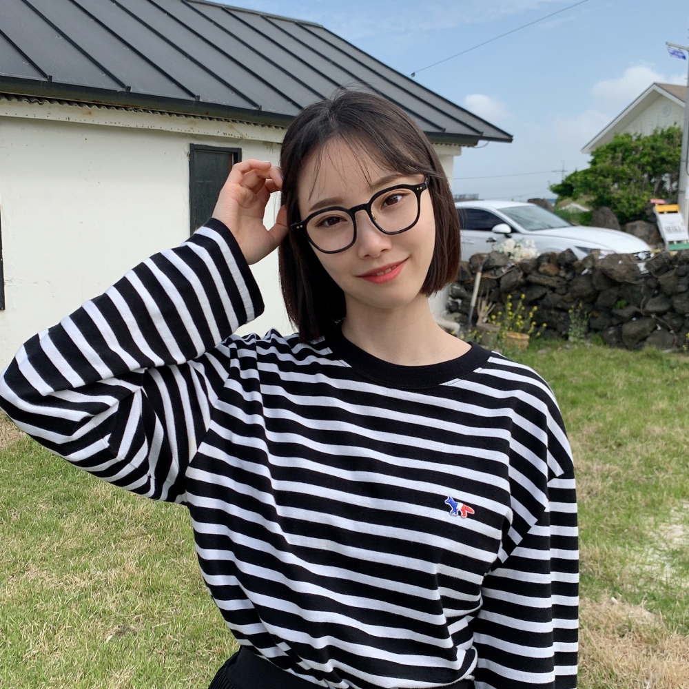 오버사이즈 크라운판토 코받침 뿔테 안경 얼굴형에맞는 블루라이트차단 안경 - 상세 이미지 4
