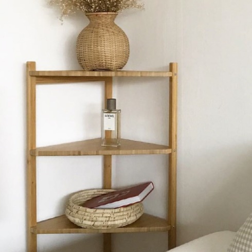 화분테이블 코너테이블 코너형 테이블 소파뒤선반 현관협탁 원목 우드 간이 쇼파 사이드 보조