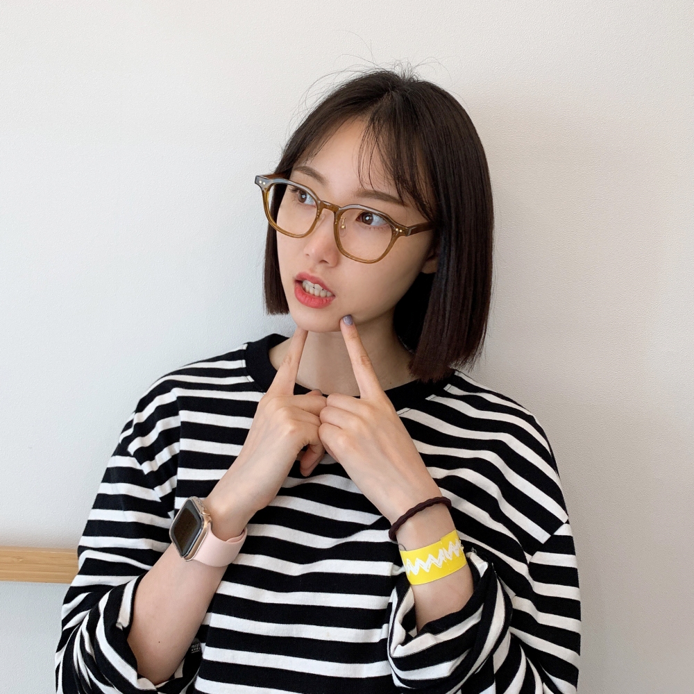 오버사이즈 크라운판토 코받침 뿔테 안경 얼굴형에맞는 블루라이트차단 안경 - 상세 이미지 5
