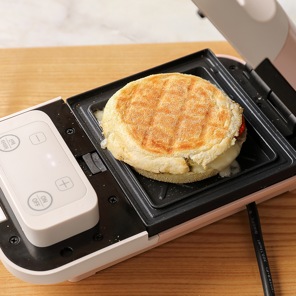 [리퍼/단순변심] 보본 스마트 와플메이커 크로플 샌드위치 VB-SM503P 홈베이킹 홈파티