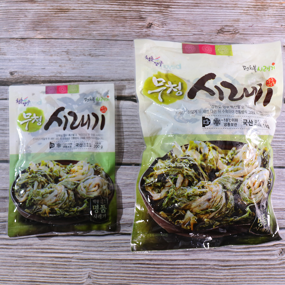 부드러운 삶은 시래기 1kg 대표 이미지