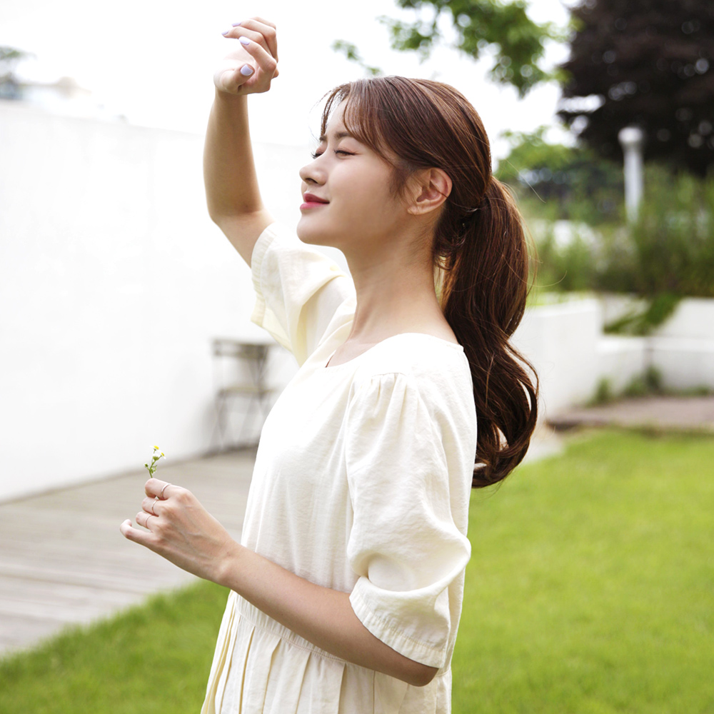 포니테일가발 뒷머리 부분 가발 슬림핀 루즈웨이브 - 상세 이미지 3