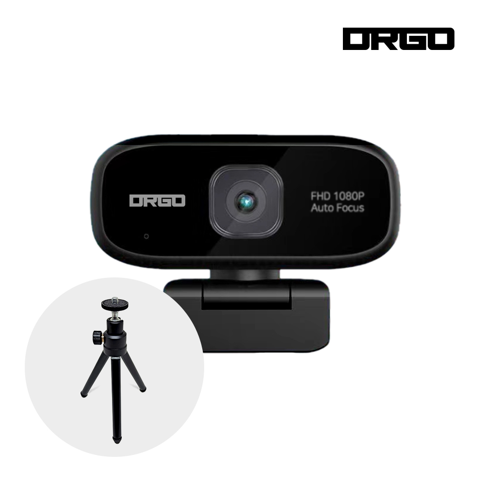 디알고 WC1080T FULL HD웹캠 삼각대 화상 PC카메라 - 상품 이미지