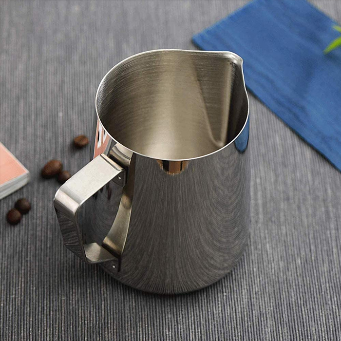 도모 스테인레스 바리스타 스팀 피쳐 라떼아트 밀크 저그 1000ml - 상세 이미지 3