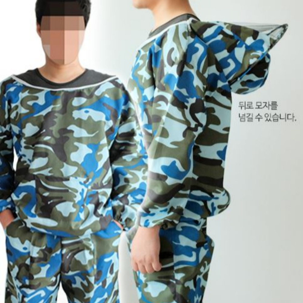 망사 방충 모자 양봉옷 보호복 벌초복 방제 벌 해충 낚시옷 벌망옷 벌초 안전 작업복 - 상세 이미지 3
