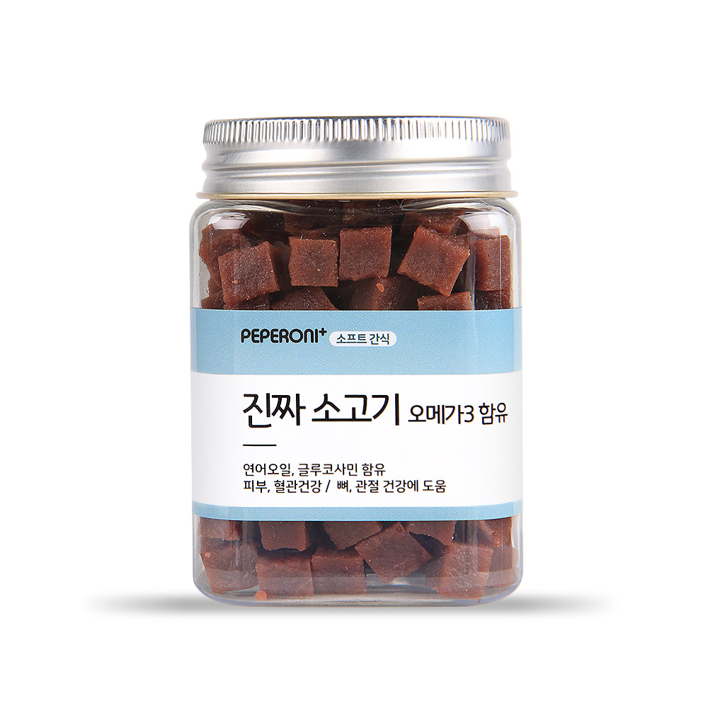 페페로니 진짜 오메가3 소고기 져키 180g