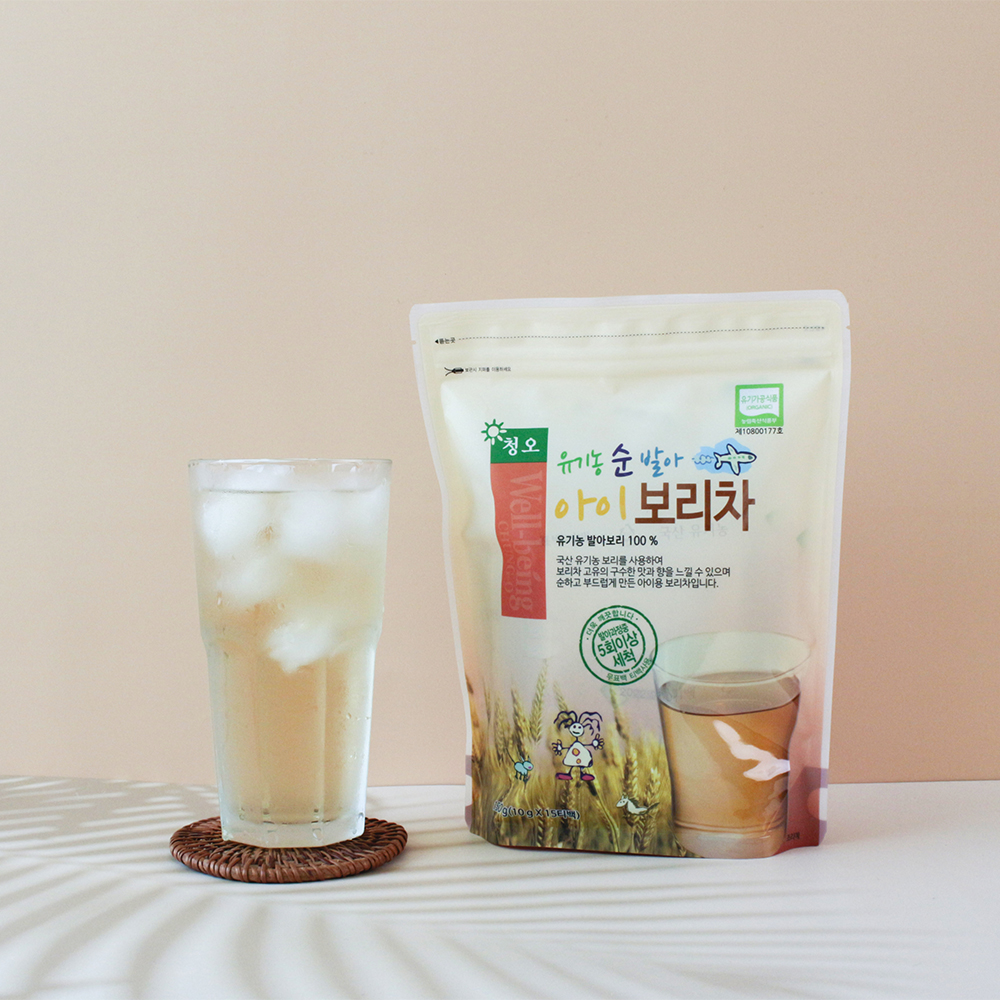 유기농 순 발아 아이 보리차 티백 - 상품 이미지