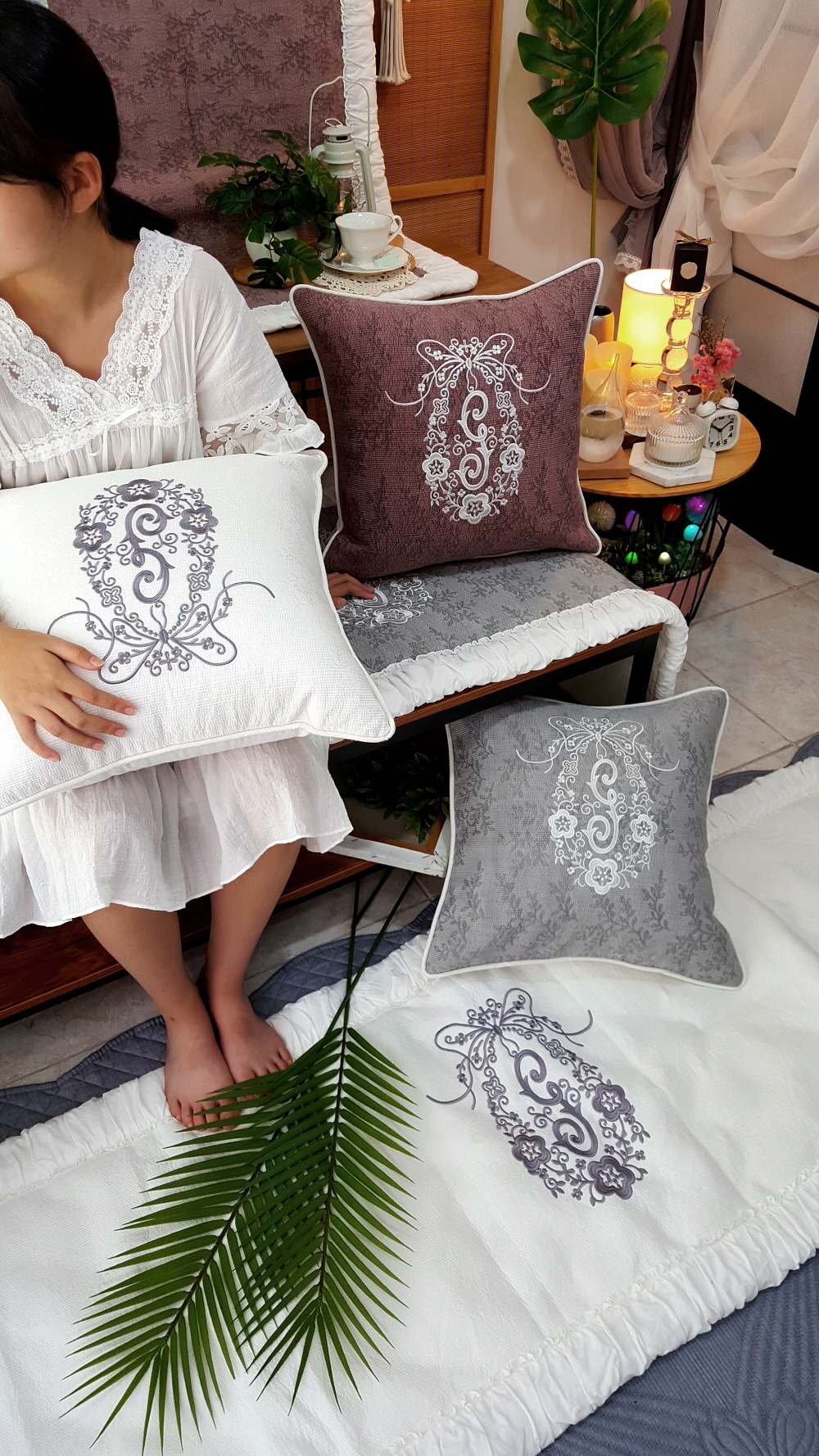 여름 인견쇼파패드 깔개 3인용 4인용 소파 돌쇼파 매트 맞춤 제작