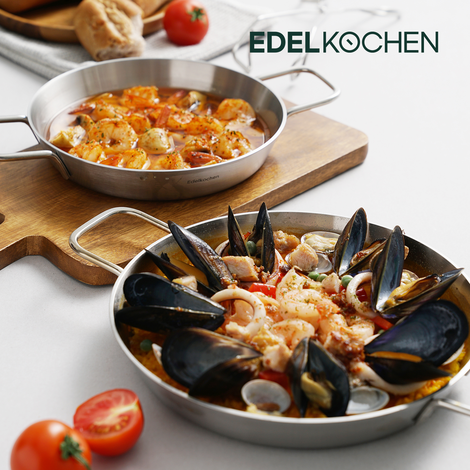 에델코첸 스텐 빠에야팬 프라이팬 파스타팬 인덕션용 20cm