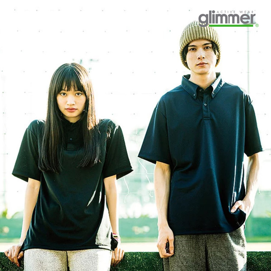 글리머 313-ABN 드라이 버튼다운 폴로셔츠 단체티 반티 소량인쇄 1장도제작가능