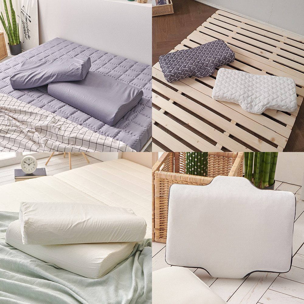 라폼 목이 편한 기능성 천연라텍스 베개 경추 굴곡형 메모리폼 베개