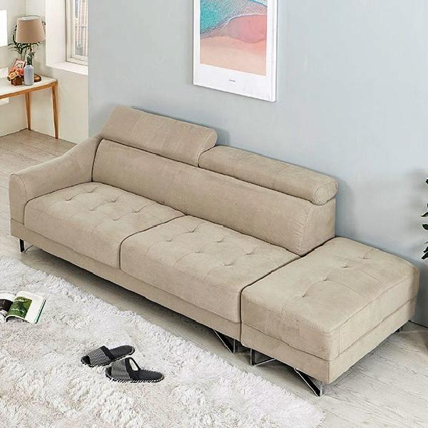 모던 디자인소파 작은집 심플 3인용 와이드 특이한 편한 소파 매장 북유럽 보조 스툴 쇼파