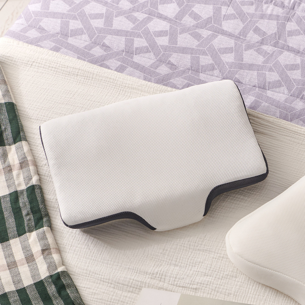 라폼 목이 편한 기능성 천연라텍스 베개 경추 굴곡형 메모리폼 베개