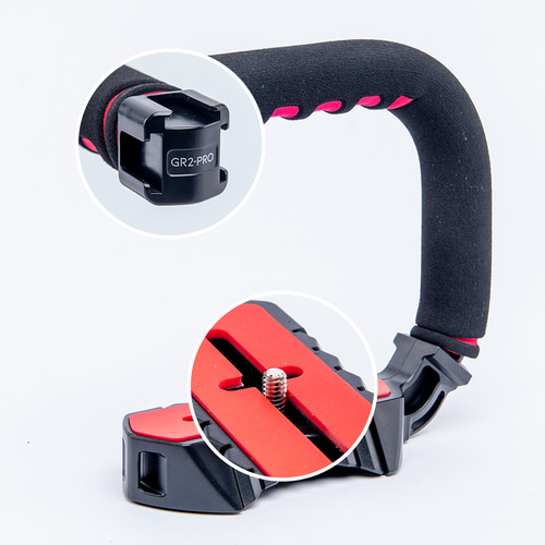 알파믹 GR2 PRO 흔들림 방지 스마트폰 카메라 그립 유튜브 동영상 방송 촬영 장비 - 상세 이미지 5