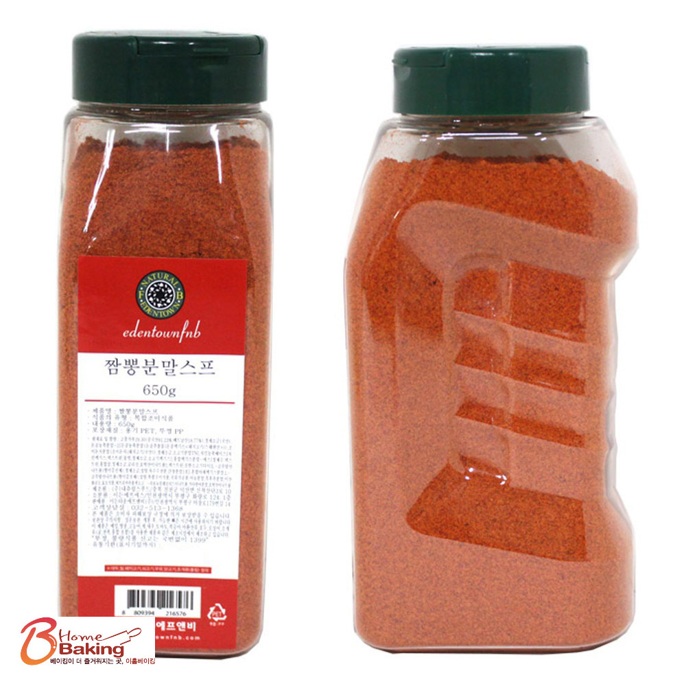 짬뽕분말스프650g 짬뽕분말 소스 가루 육수 다시 라면 조미료 국물 양념 향신료 식료품