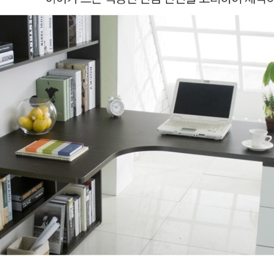 ㄱ자 책상 1600 기역자 책상 기억자 모서리 기역 기억 엘자형 책상 - 상세 이미지 3