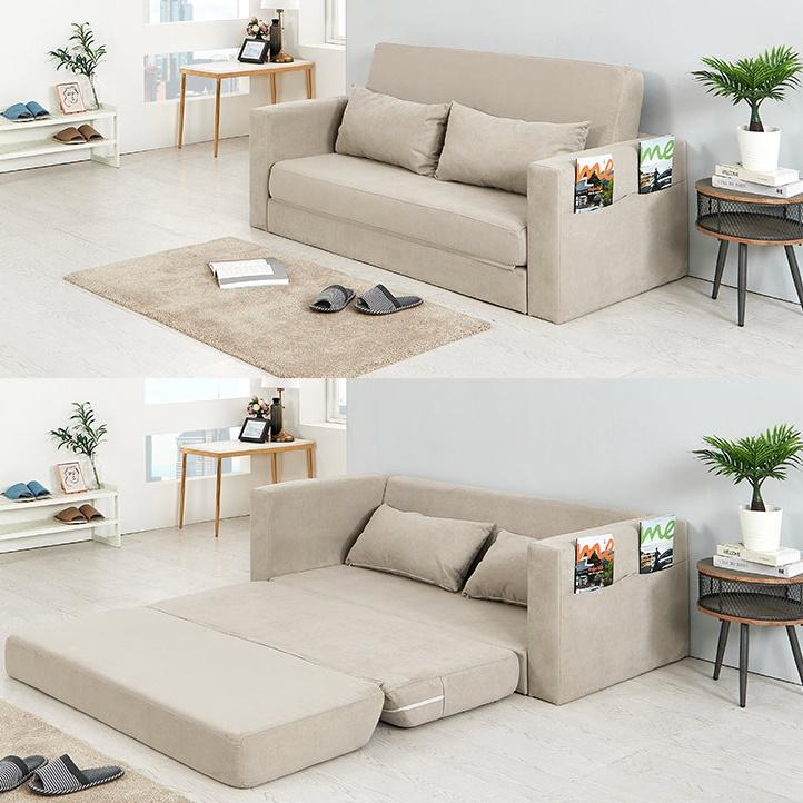 평상형 소파 침대용 쇼파 변신가구 호탤 베드형 확장형 소파 데이베드 트랜스폼 쇼파 겸용