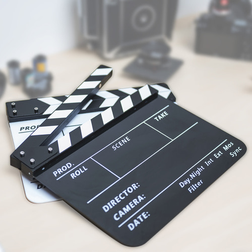 알파믹 촬영 슬레이트 클래퍼 보드 메모 슬레이트판 이미지 2