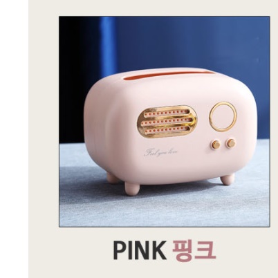 사각 휴지 케이스 앤틱 티슈케이스 엔틱 인테리어 책 각티슈 커버 책장 화장지 디스펜서 곽 - 상세 이미지 2