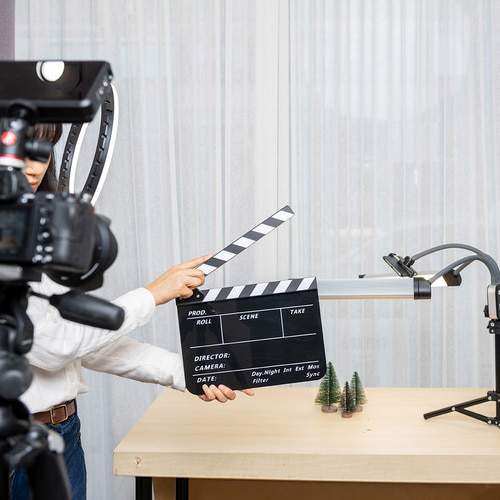 알파믹 촬영 슬레이트 클래퍼 보드 메모 슬레이트판 이미지 3