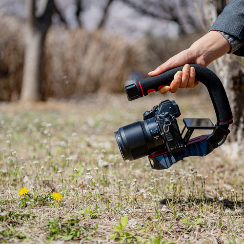 알파믹 GR2 PRO 흔들림 방지 스마트폰 카메라 그립 유튜브 동영상 방송 촬영 장비 - 상세 이미지 4