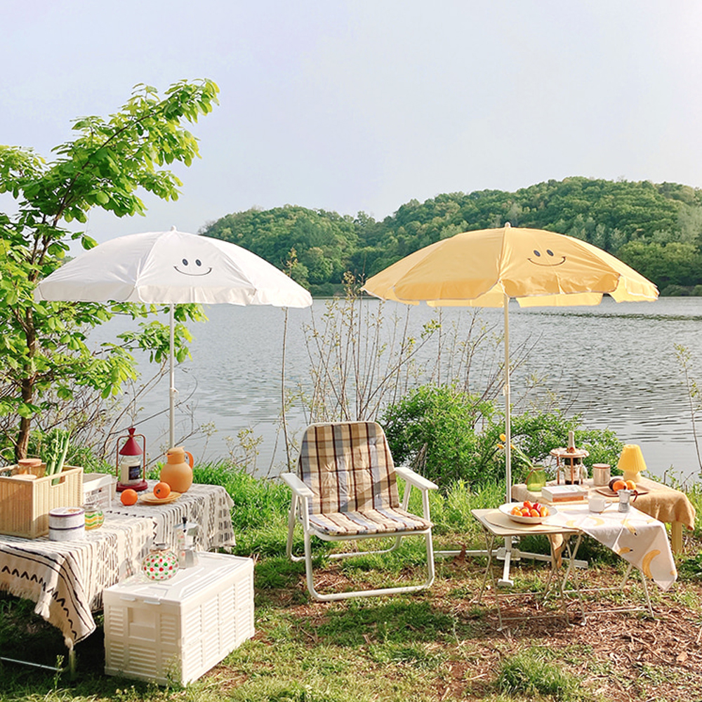 파라솔 받침대 세트 대형 미니 야외 테라스 옥상 정원 비치 차박 파라솔 INSIA