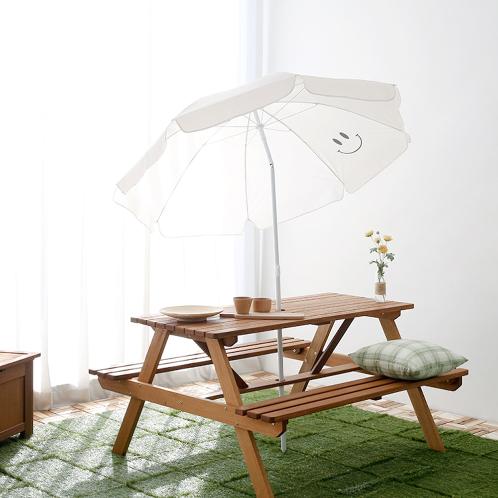 파라솔 받침대 세트 대형 미니 야외 테라스 옥상 정원 비치 차박 파라솔 INSIA