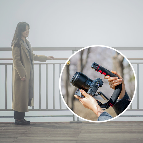 알파믹 GR2 PRO 흔들림 방지 스마트폰 카메라 그립 유튜브 동영상 방송 촬영 장비 - 상세 이미지 3