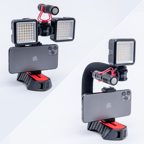 알파믹 GR2 PRO 흔들림 방지 스마트폰 카메라 그립 유튜브 동영상 방송 촬영 장비 - 상세 이미지 2