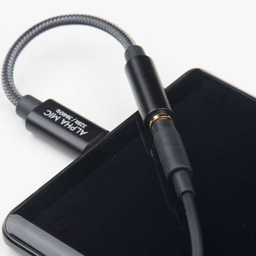 알파믹 C타입 이어폰 젠더 Cto3.5mm 잭 변환 USB 헤드폰 아이폰 연결 - 상세 이미지 4
