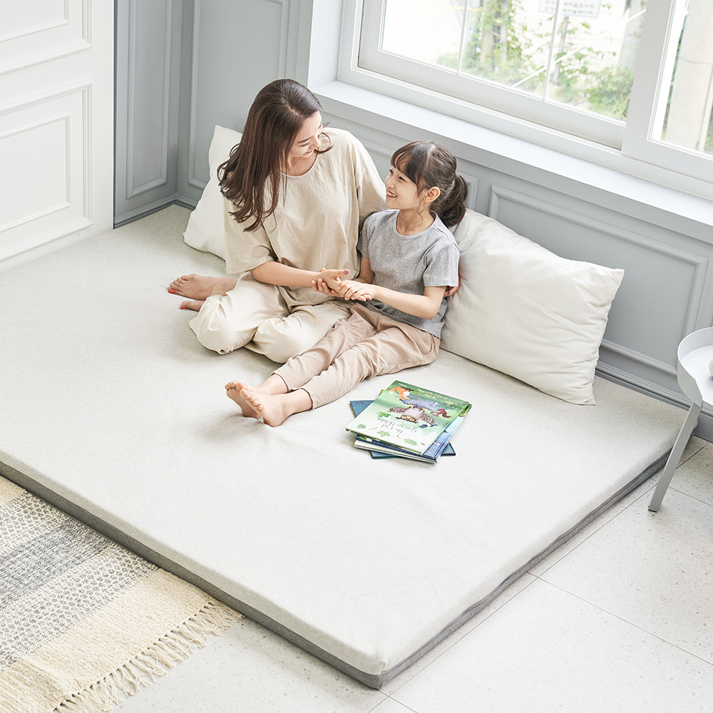 슬립스파 엄마토퍼 매트리스 침대 메모리폼 돌침대 두꺼운 요 (슈퍼싱글/퀸/킹/라지킹)