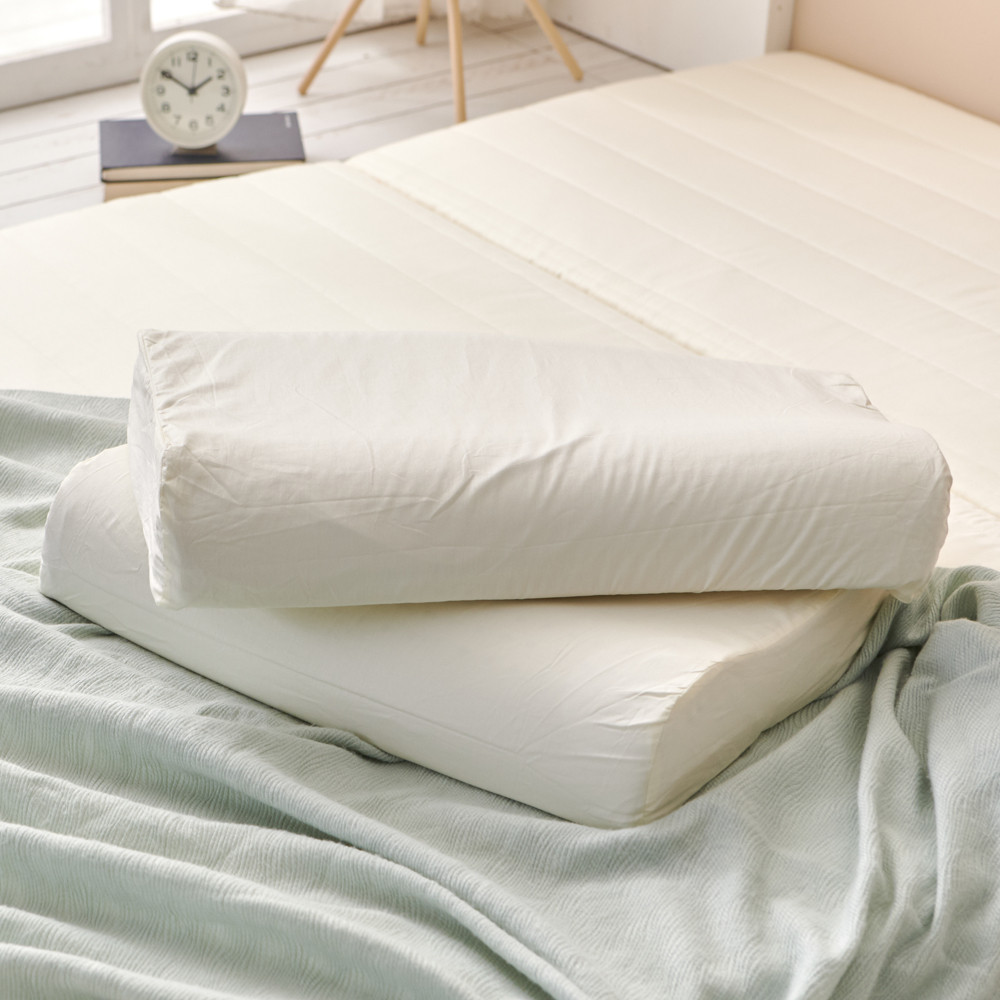 라폼 목이 편한 기능성 천연라텍스 베개 경추 굴곡형 메모리폼 베개