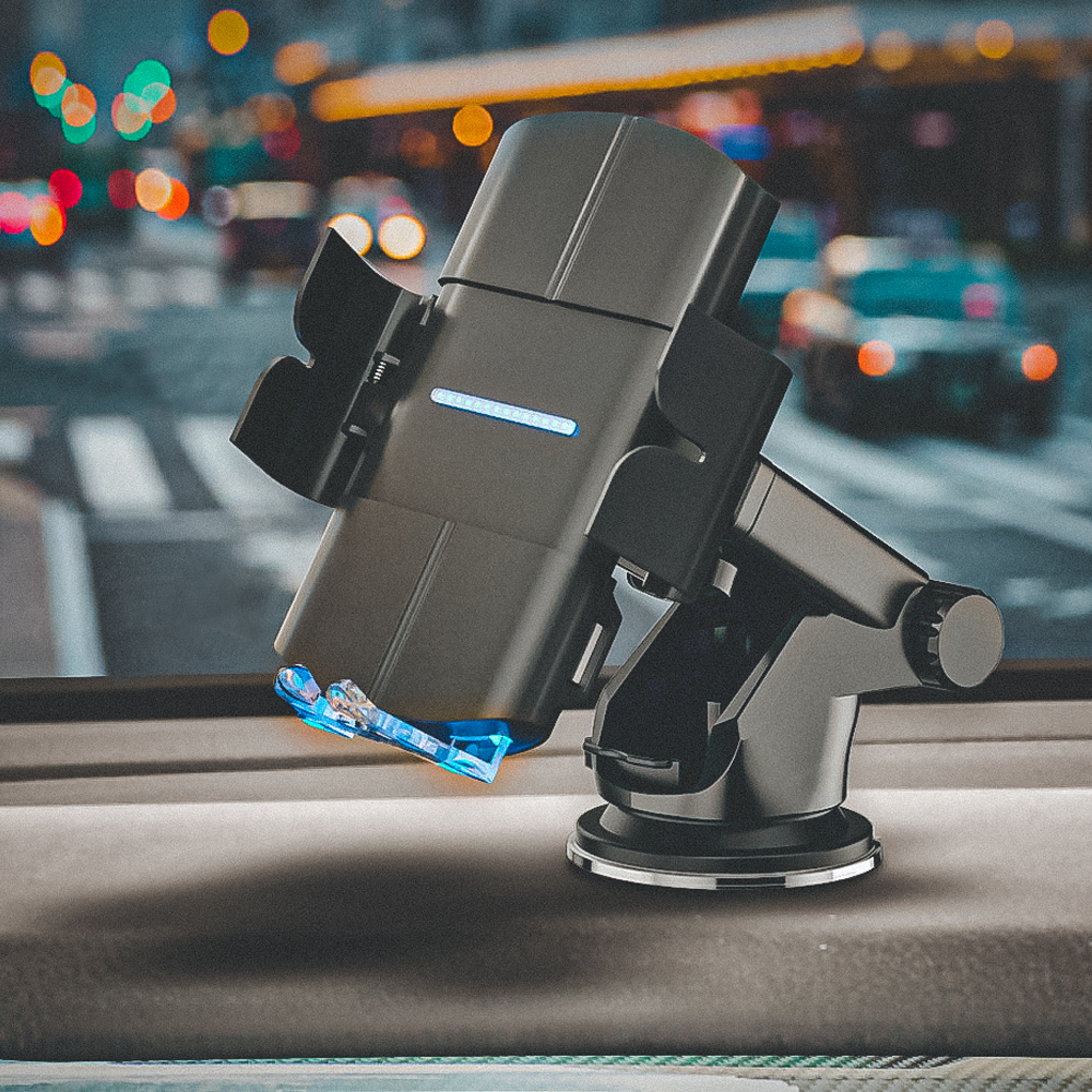 차량용 듀얼 고속 무선 충전 스마트폰 거치대 초고속 충전기 유무선